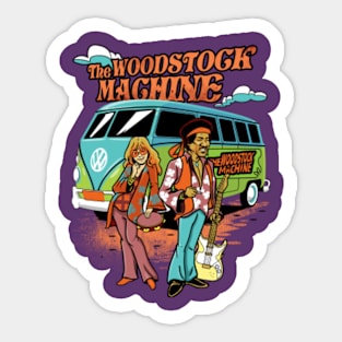 Woodstock Machine Sticker